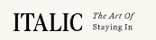Italic
